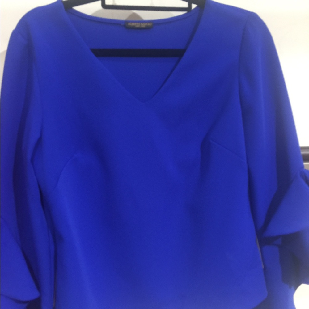 Alberto Makali cobalt blue cocktail top - Picture 7 of 7